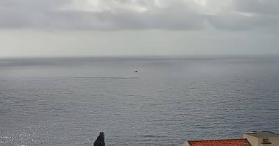 Helicóptero em manobras ao largo do Lido (com vídeo)