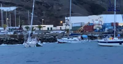 Depressão Bernard abanou porto da ilha dourada em outubro (com vídeo)