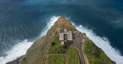 10-01-2025 Vista aérea de drone do farol da Ponta do Pargo (Foto Joana Sousa)