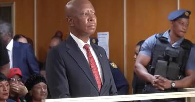 Julius Malema condenado cinco anos de prisão
