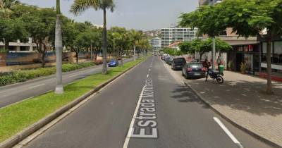 Motociclista fica ferido após queda na Estrada Monumental