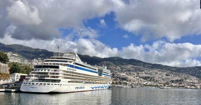 AIDAbella traz dois mil passageiros para passar a noite no Funchal