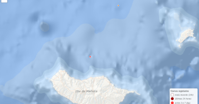 Dois sismos no norte da ilha