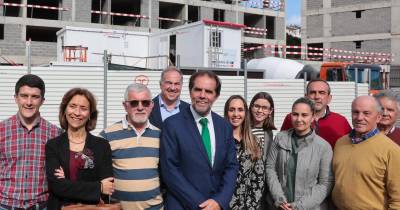 A candidatura esteve hoje na freguesia de Santo António.