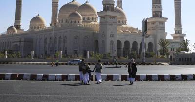 Mesquita de Al-Shaab, em Sana, no Iémen.