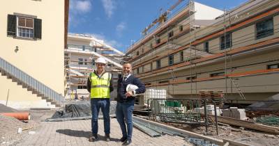Johnny de Oliveira, diretor-geral da instituição, numa visita guiada ao JM ao futuro Complexo Social de Santa Clara