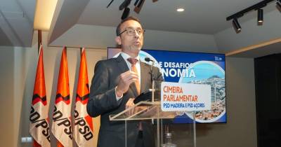 Jaime Filipe Ramos falou à margem dacimeira parlamentar que está a decorrer hoje, entre o PSD-Madeira e PSD-Açores.