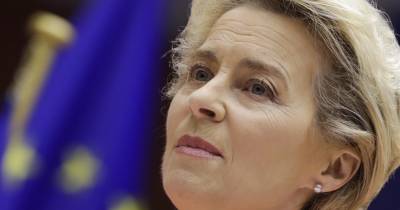 A presidente da Comissão Europeia, Ursula Von Der Leyen.