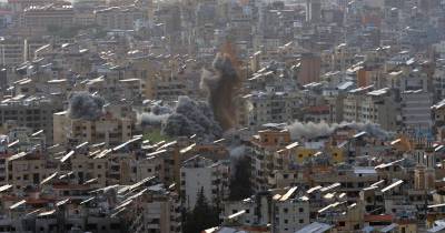 Ataque israelita hoje na capital do Líbano, Beirute.