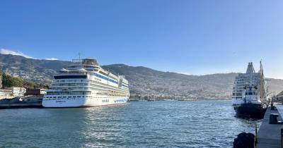 Porto do Funchal recebe dois navios de cruzeiro
