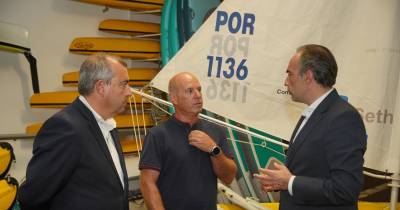 Rogério Gouveia visitou hoje o Porto Santo.