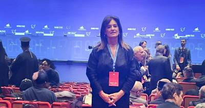 Rubina Leal em Roma no Encontro Internacional pela Paz