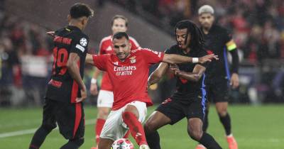Grego Pavlidis fez um hat-trick esta terça-feira no Estádio da Luz.