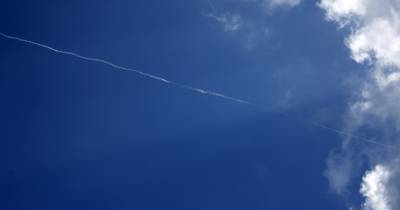 Retaliação iraniana contra Israel, com mísseis balísticos.