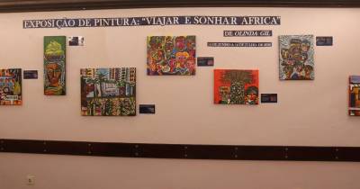 Casa do Povo São Roque do Faial recebe exposição de pintura: “Viajar e sonhar África”