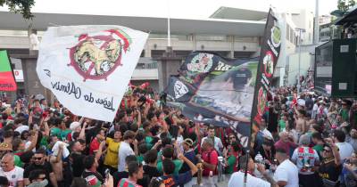 Festa ‘rija’ nos Barreiros após a confirmação do regresso maritimista à I Liga (com fotos e vídeos)