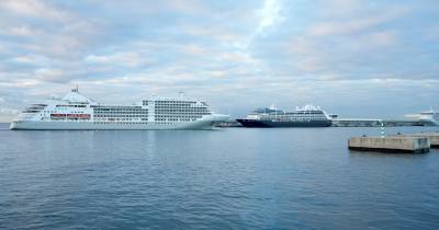 Mais um dia de ‘casa’ cheia no Porto do Funchal com quatro navios de cruzeiro