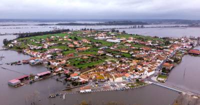 A freguesia de Ereira, no concelho de Montemor-o-Velho, está isolada.
