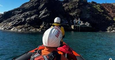 SANAS ativado para um resgate urgente na Ponta de São Lourenço