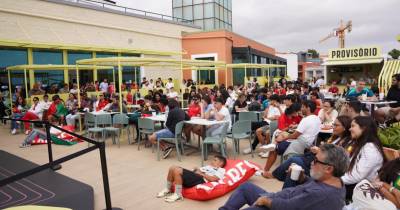 Euro 2024: Nova casa cheia na Fan Zone do Madeira Shopping (com fotos)