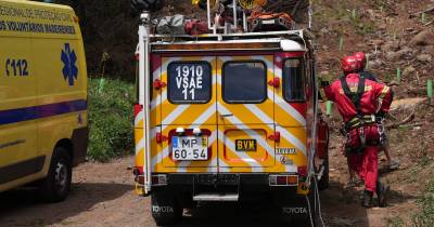 Equipa de resgate em mais uma operação de socorro no Seixal.