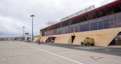 Aterragem de emergência no Porto Santo