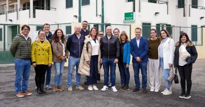 A candidatura do PS Madeira visitou, hoje, o posto da GNR, do Porto Santo.