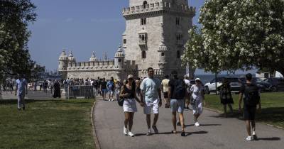 Vista geral da Torre de Belém, em Lisboa, monumento que reabre esta quarta-feira após uma intervenção de conservação e restauro realizada no âmbito do Programa de Recuperação e Resiliência e terá uma limitação de 900 visitantes por dia.