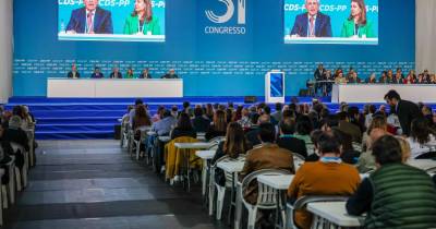 Sessão de abertura do 31.º Congresso do CDS-PP, no Pavilhão Cidade de Viseu, em Viseu, 20 de abril de 2024.