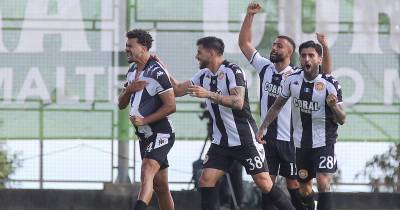 Léo Santos abriu a contagem na Choupana.