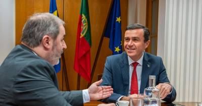 Nuno Maciel reuniu com eurodeputado Paulo do Nascimento Cabral