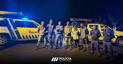 PSP resgata dois cidadãos argentinos perdidos nas serras da Madeira