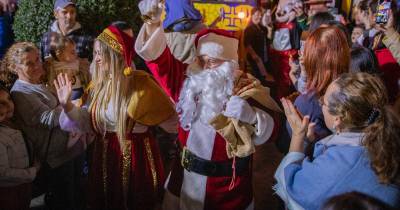 A chegada do Pai Natal é um momento muito agra