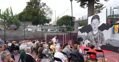 Veja como ficou o mural de homenagem a Cristiano Ronaldo na Quinta Falcão