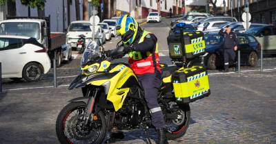 Primeiro Motociclo de Emergência Médica entregue aos Sapadores do Funchal