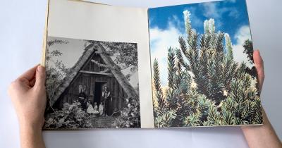 Ana Gandum e María García Rosell. Livro Madère de Sonia Varvara Hasselbalch, publicado em 1955 pelas Éditions Ides et Calender.