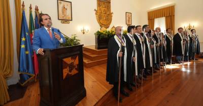 Miguel Albuquerque esteve presente na tomada de posse do novo executivo camarário do Funchal.