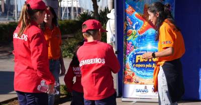 Semana da Proteção Civil arranca com dezenas de visitantes na Praça do Povo.