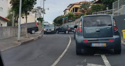 Colisão na rua João Paulo II.