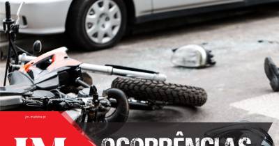 Acidente envolve mota e carro em Santana