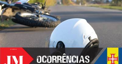 Despiste de mota faz ferido na Calheta