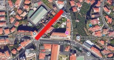 Interrupção temporária da circulação rodoviária na Rua das Hortas prolongada