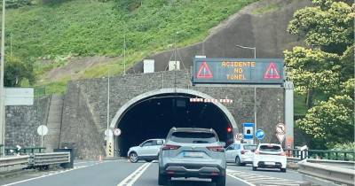 Acidente no túnel do Cortado causou um morto