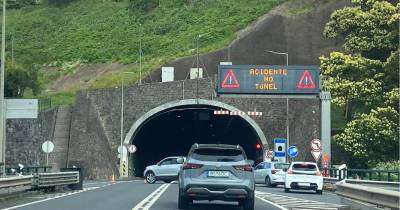 Acidente no túnel do Cortado causou um morto
