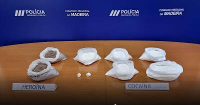 PSP apreende mais de 7 kg de droga no Funchal