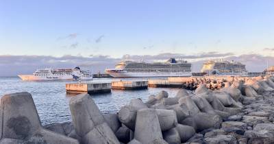 Dois navios movimentam mais de 11 mil pessoas no Porto do Funchal