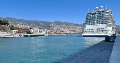 Porto do Funchal está a receber dois navios de cruzeiro