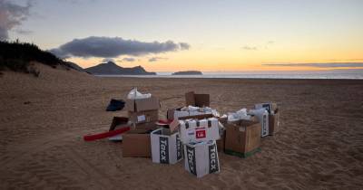 Nuno Batista garante que responsabilidades pelo lixo na praia do Porto Santo serão apuradas