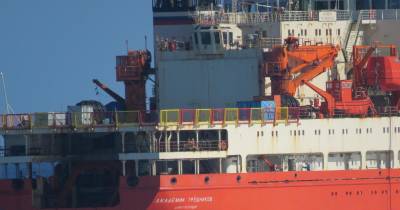 A Marinha acompanhou durante dois dias navio da Federação Russa.