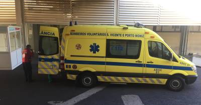 Idosa atropelada em São Vicente transportada para o hospital